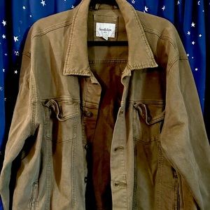 XXL Brown Denim Jacket